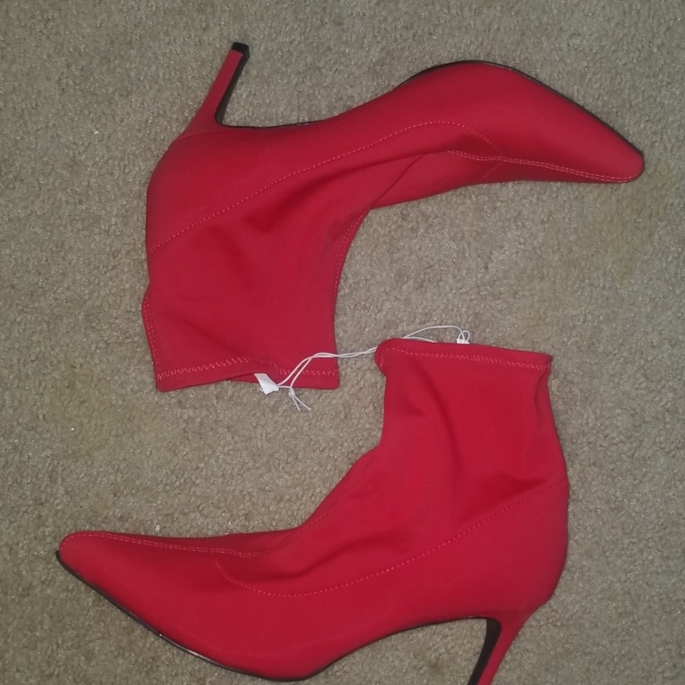 A NEW DAY RED BOOTS